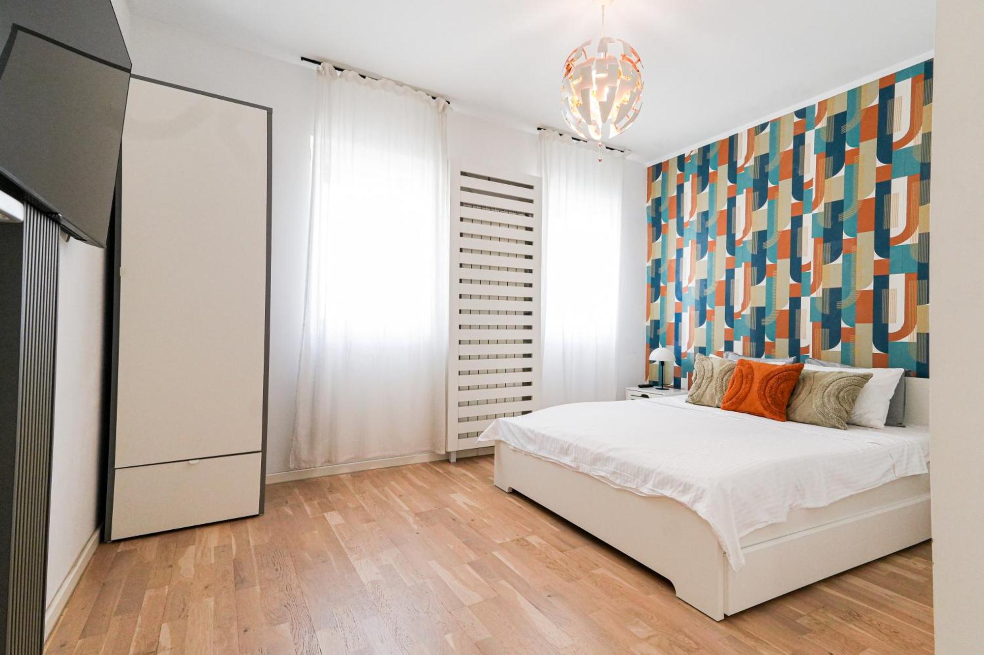 Maria - Modern Apartment With Parking And Workspace Bucharest Exterior photo